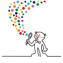 figur clown mit seifenblasen