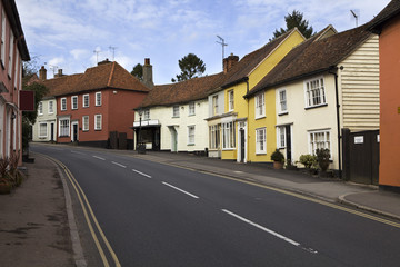 multicolored cottages