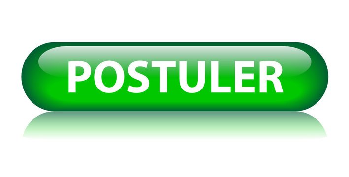 Bouton POSTULER (recherche d&rsquo;emploi ch&ocirc;mage candidature travail)
