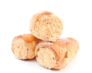 rolls with cream