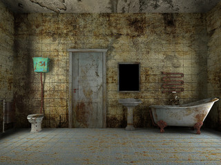 Grunge Interior (old bathroom)