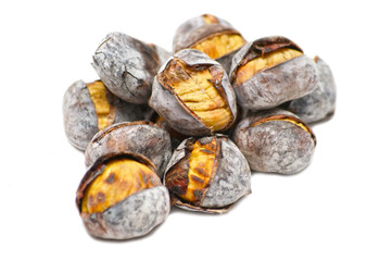 castanhas assadas