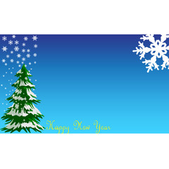New Years card-