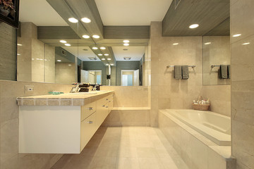 Luxury master bath