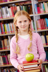Smart schoolgirl