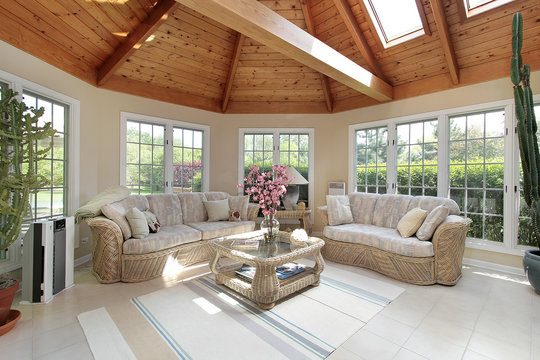 Sunroom In Luxury Home