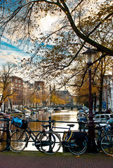 Fototapeta premium rower w amsterdamie