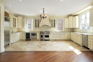 Large luxury new construction kitchen