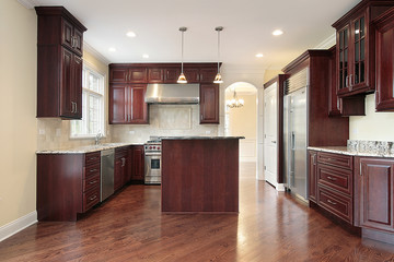 Kitchen in new construction home
