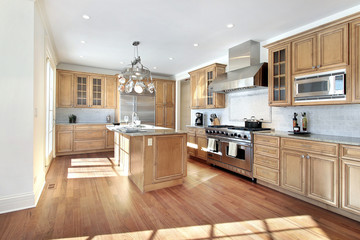 Kitchen in new construction home