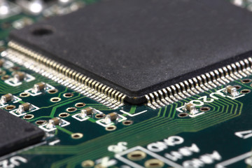 Print circuit board with component