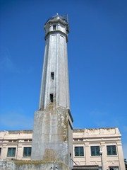 Fototapeta na wymiar Alcatraz Island lighthouse