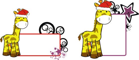 giraffe xmas copyspace4