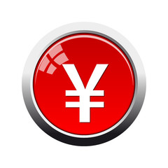 Botón glossy yen