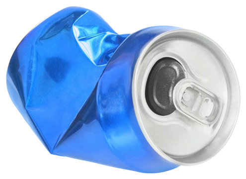 Crumpled can