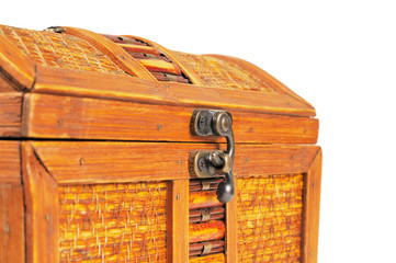 Vintage decorative box with a lock