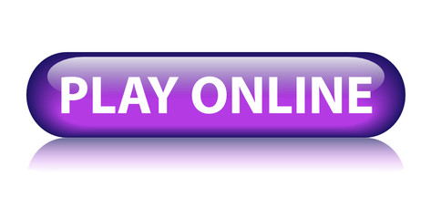 PLAY ONLINE Web Button (video games gamepad entertainment go)