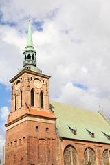 Fototapeta premium Old church in Gdansk, Poland