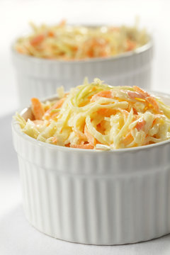 Cole Slaw Salad In The Bowl