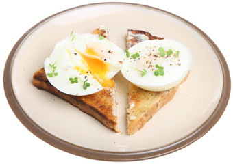 Poached Eggs on Toast