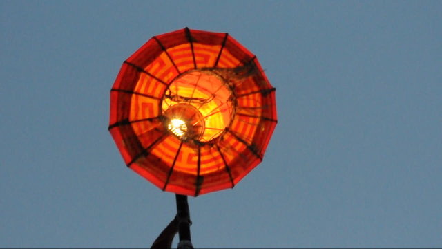 Lantern of xi'an city wall