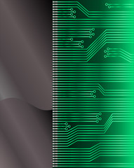 Circuit board vector background