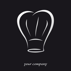 logo entreprise, toque chef cuisinier
