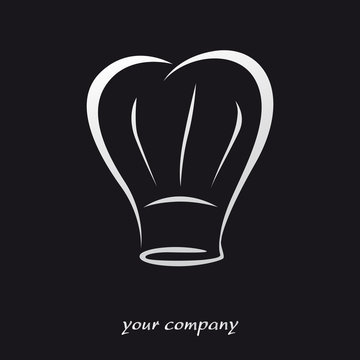 logo entreprise, toque chef cuisinier
