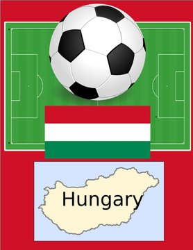 Hungary soccer football sport world flag map