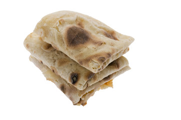 pita isolated on white
