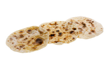 pita on white background