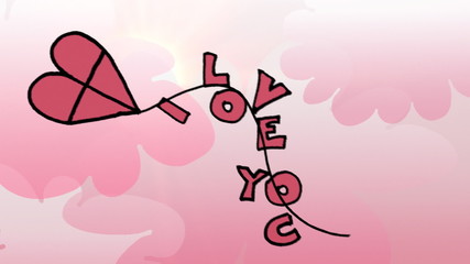 Walentynki- miłosny latawiec