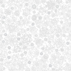 seamless snowflakes pattern (vector)