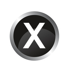 Icon vector web illustration letter X