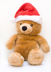peluche con berretto di natale