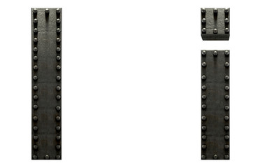 Forge metal font rivet