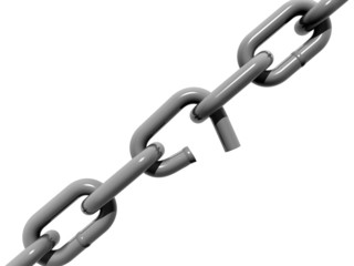 Obraz premium Broken chain