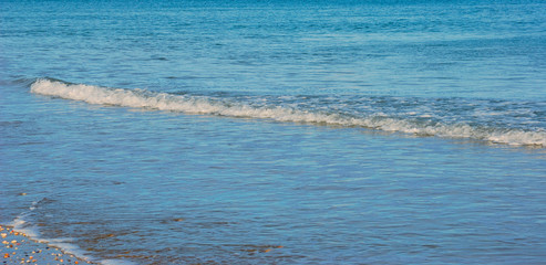 Sea with  waves