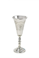Silver wineglass