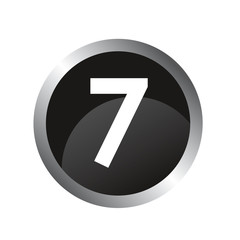 Icon vector web illustration number seven