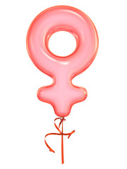 balloon woman symbol