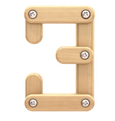 Wood Screw font