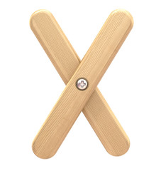 Wood Screw font