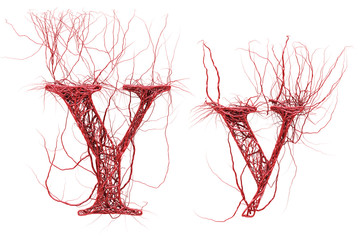 Abstract artery font