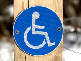 A Disabled Parking Sign