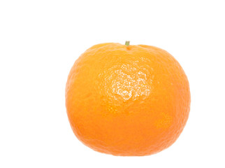 Tangerine isolated on white