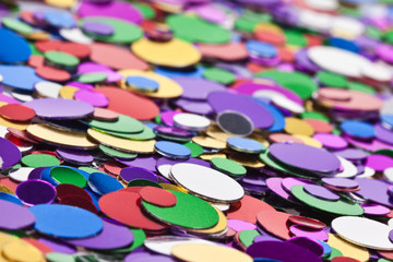 Obraz na płótnie Canvas Background of multicolored confetti