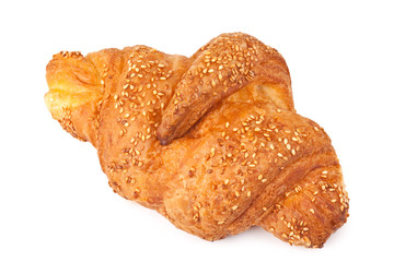 Croissant with sesame seeds