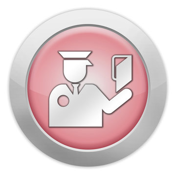 Light Colored Icon (Red) "Immigration Symbol"