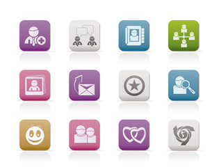 Internet Community and Social Network Icons
